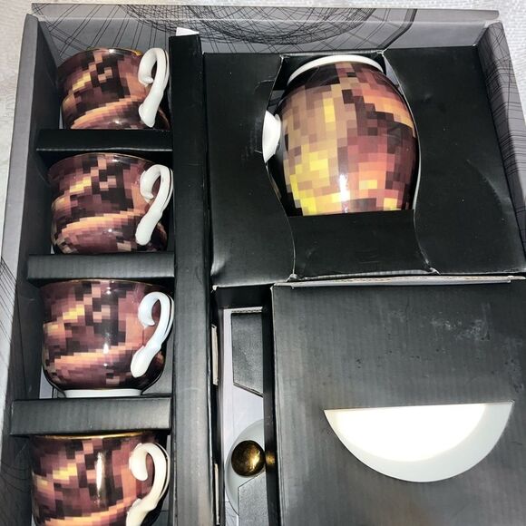 Room Design Concepts By Simon Pithie Pixel Tea Set Serving Set for 4 - Picture 1 of 13